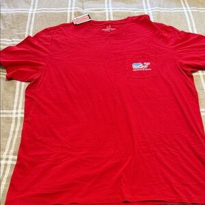 Vineyard Vines Men's Classic Red Short Sleeve Tee